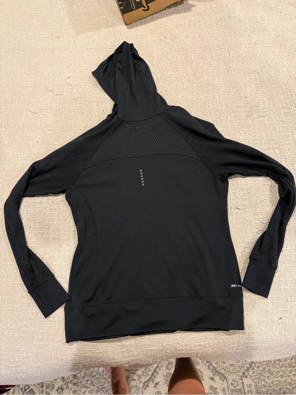 Women's Black Nike Dri-Fit Hoodie - Picture 3 of 5